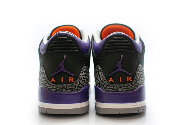 Air Jordan 3 Retro Black Court Purple