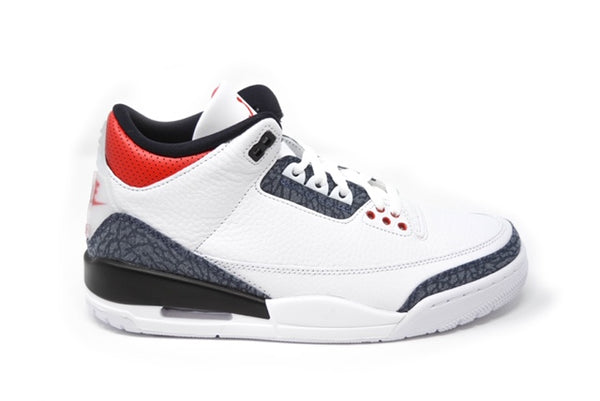 Air Jordan 3 Fire Red Denim