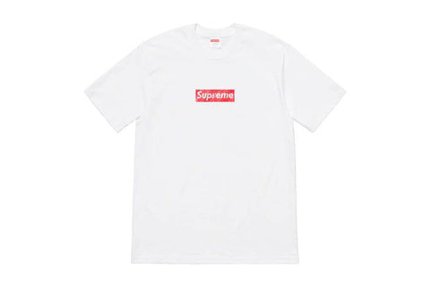 Supreme Swarovski Box Logo Tee White