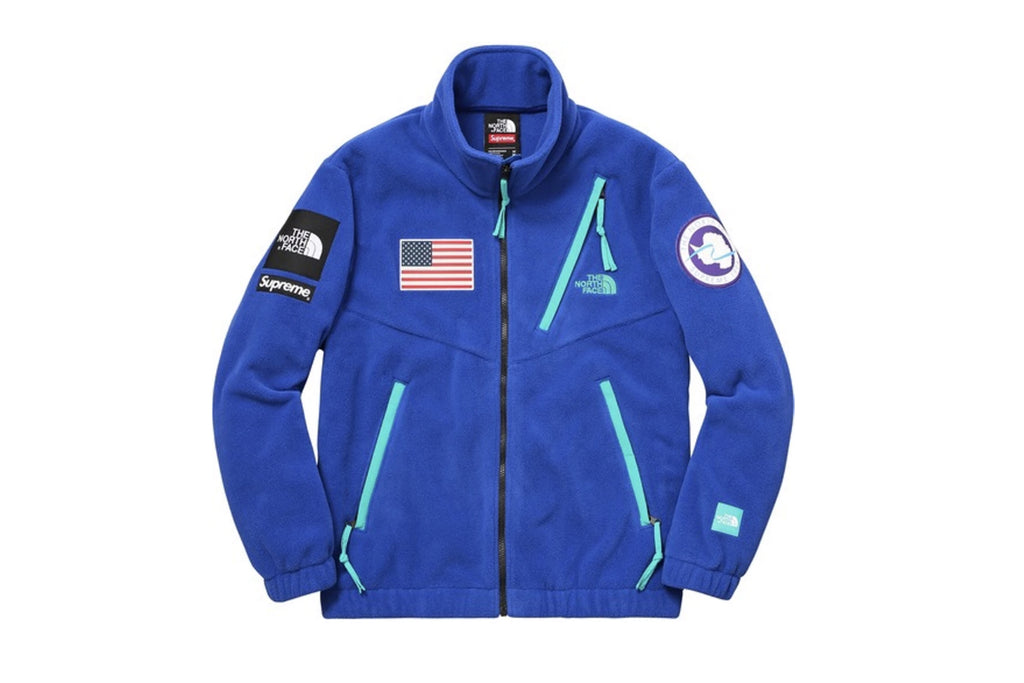 Supreme The North Face Trans Antarctica Expedition Fleece Jacket Royal