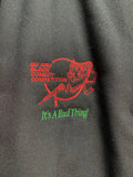 Vintage BUD Bay Area Black Comedy Competition Swingster Jacket Sz Large