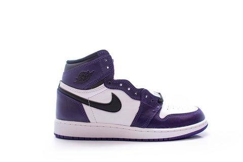 Air Jordan 1 Retro High Court Purple White (GS)