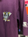 Vintage Starter Mighty Ducks Polo Sz Large