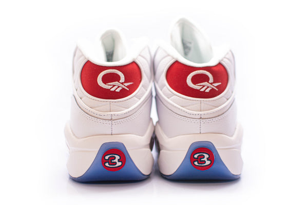 Reebok Question Mid Red Toe 25th Anniversary