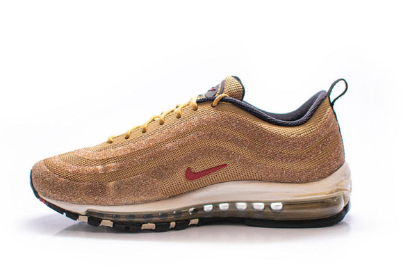 *Worn Size 8.5M* Nike Air Max 97 LX Swarovski Gold (W)