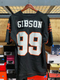 Vintage Logo 7 Cincinnati Bengals Gibson Jersey Sz Large