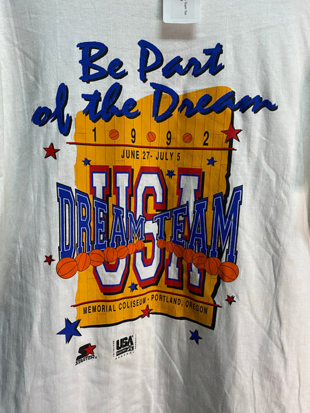 Vintage 1992 Starter Dream Team Tee Sz XXL