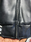 Vintage NFL Oakland Raiders Football Leather Jacket Sz Medium