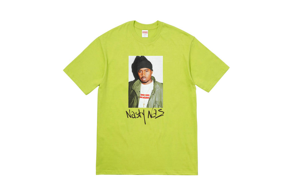 Supreme Nas Tee Lime