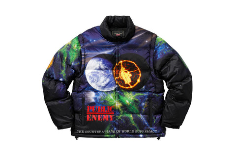 Supreme UNDERCOVER/Public Enemy Puffy Jacket Multi