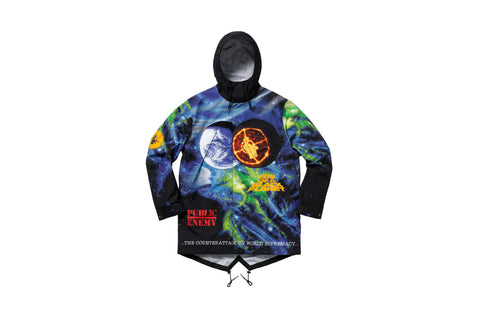 Supreme UNDERCOVER/Public Enemy Taped Seam Parka Multi